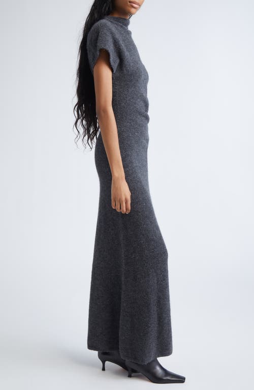 Proenza Schouler Abie Boiled Knit Sweater Dress In Gray