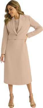 Jessica London Cropped Jacket Dress