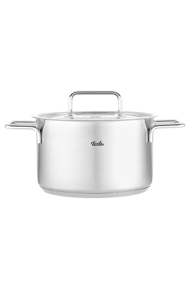 Fissler Pure Collection Stainless Steel Stock Pot with Metal Lid, Alternate, color, Stainless Steel