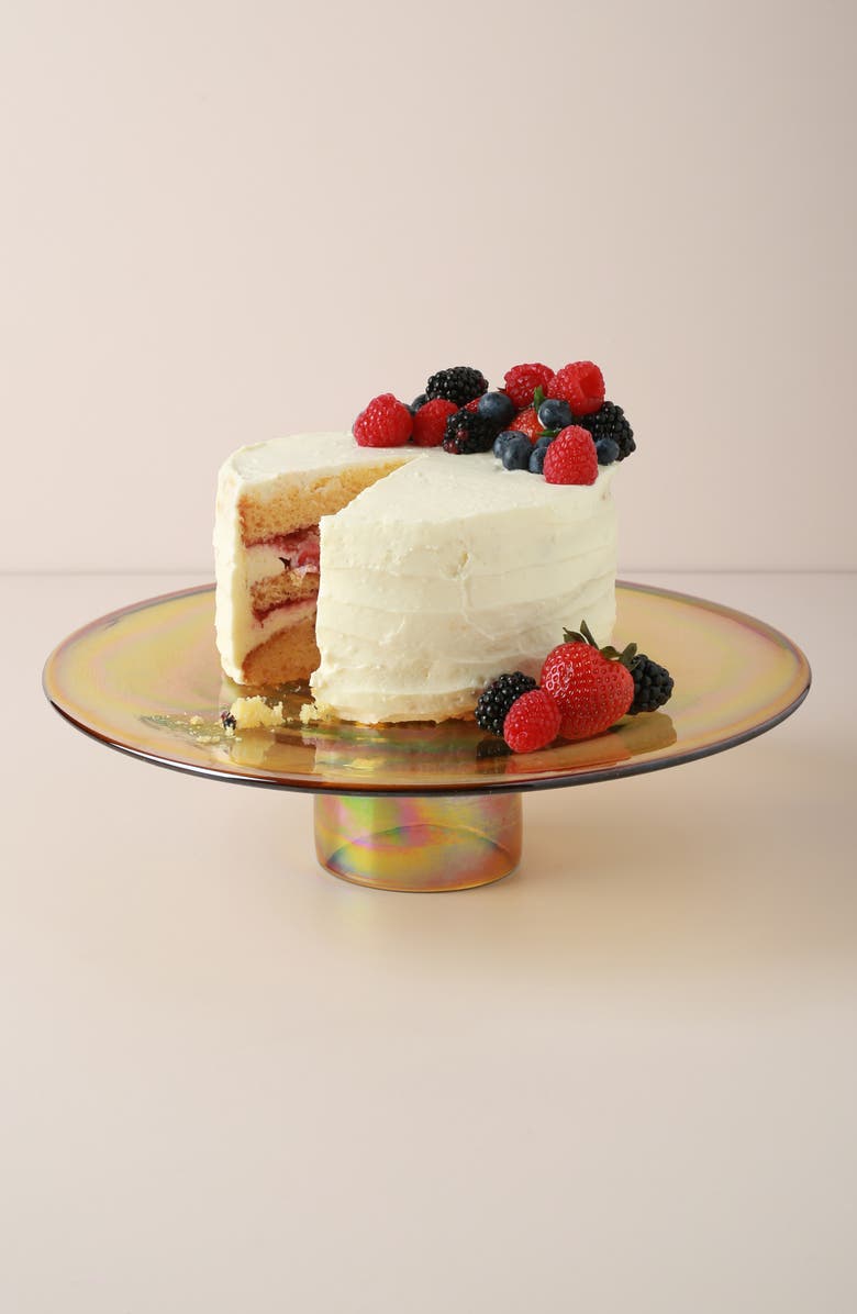 Anthropologie Home Glass Cake Stand, Alternate, color,