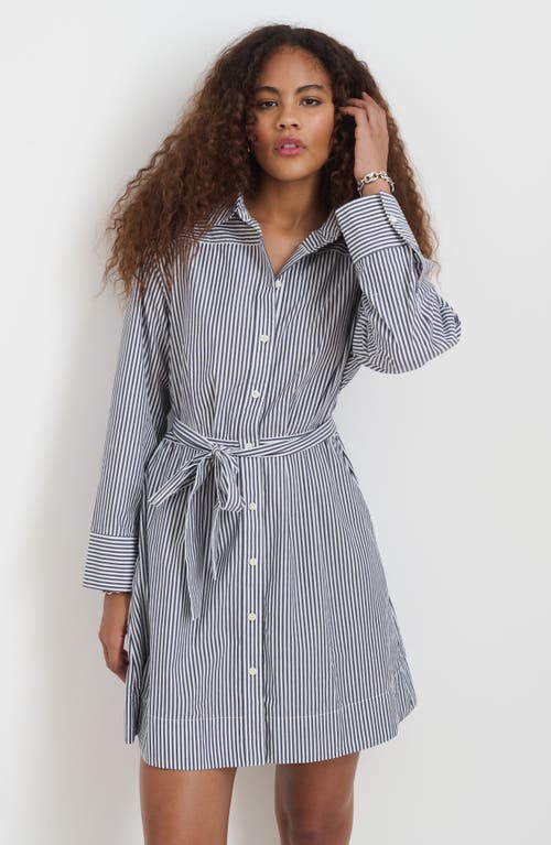 Alex Mill Naomi Stripe Long Sleeve Cotton Shirtdress