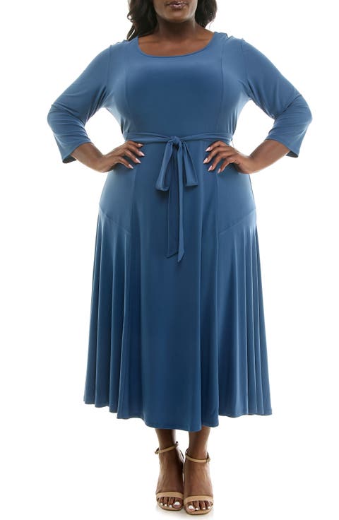 Sylvia A-Line Stretch Jersey Dress (Plus)