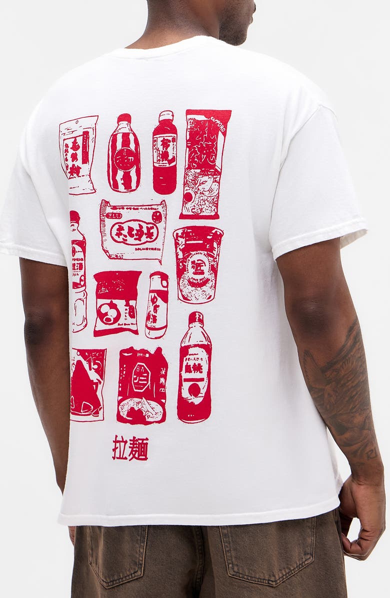 BDG Urban Outfitters Japanese Snacks Graphic T-Shirt, Alternate, color, White