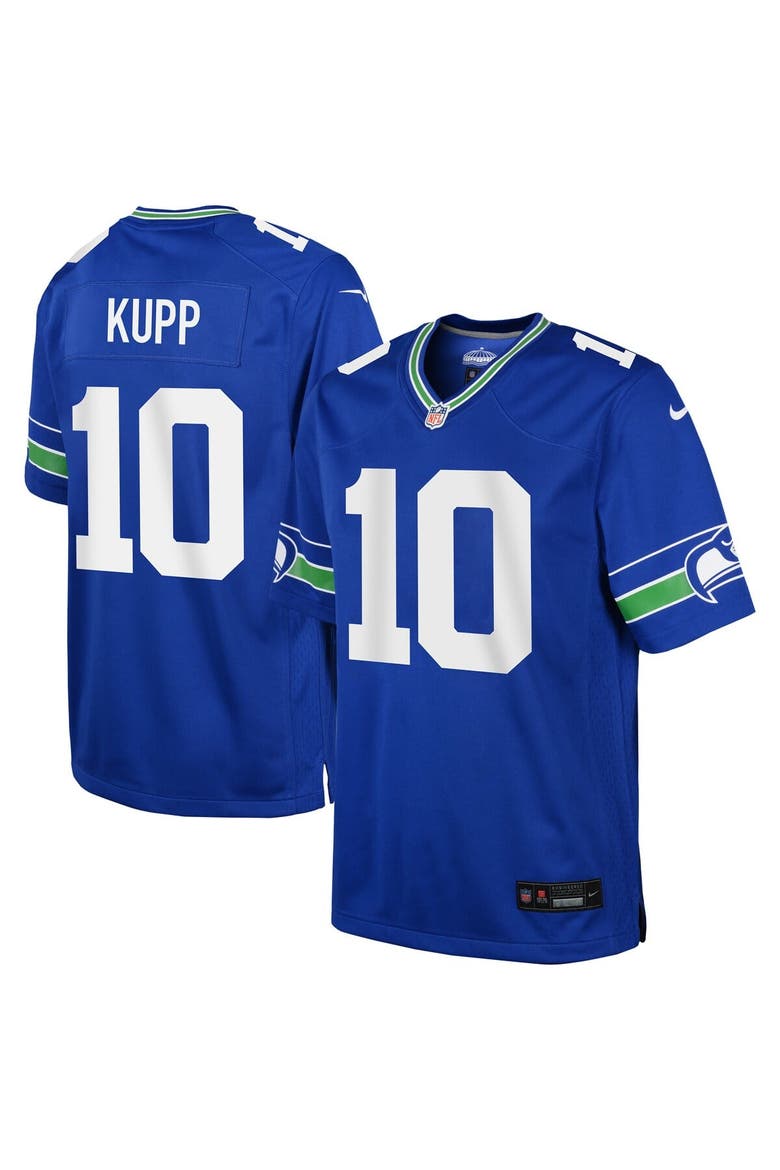 Youth Nike Cooper Kupp Royal Seattle Seahawks Game Jersey, Main, color, Royal