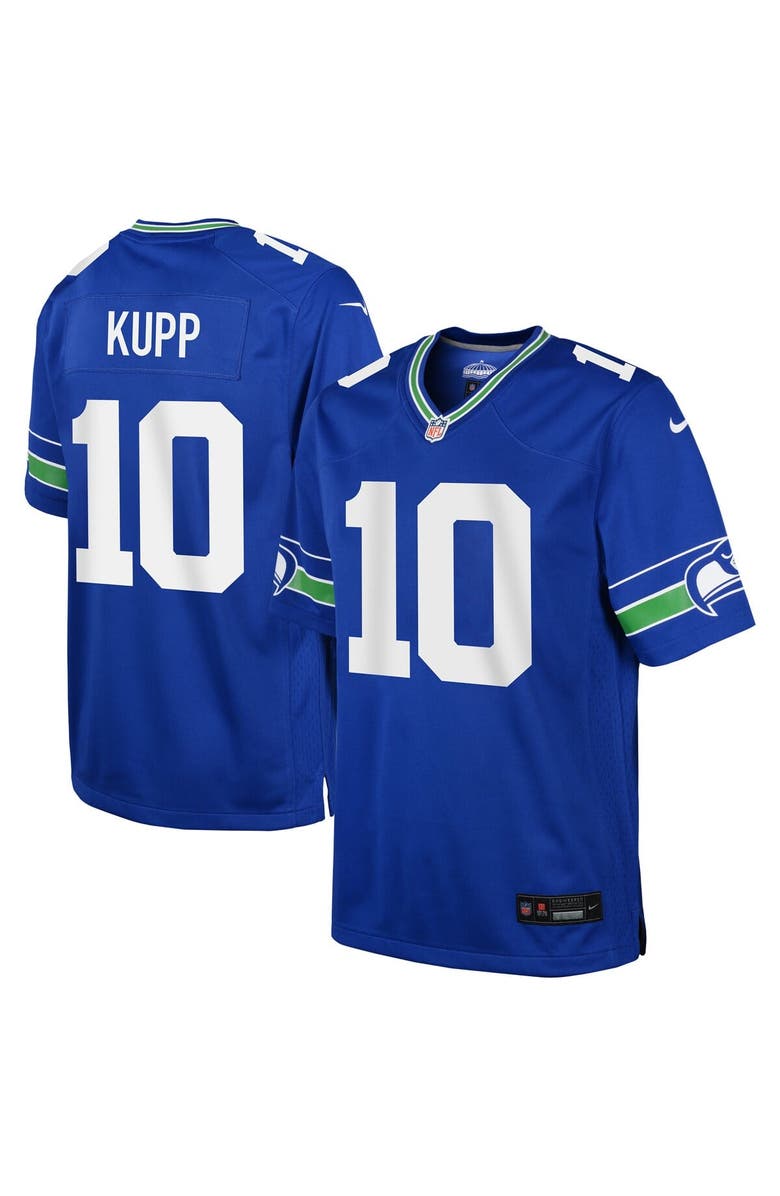 Nike Youth Nike Cooper Kupp Royal Seattle Seahawks Game Jersey, Main, color, Royal