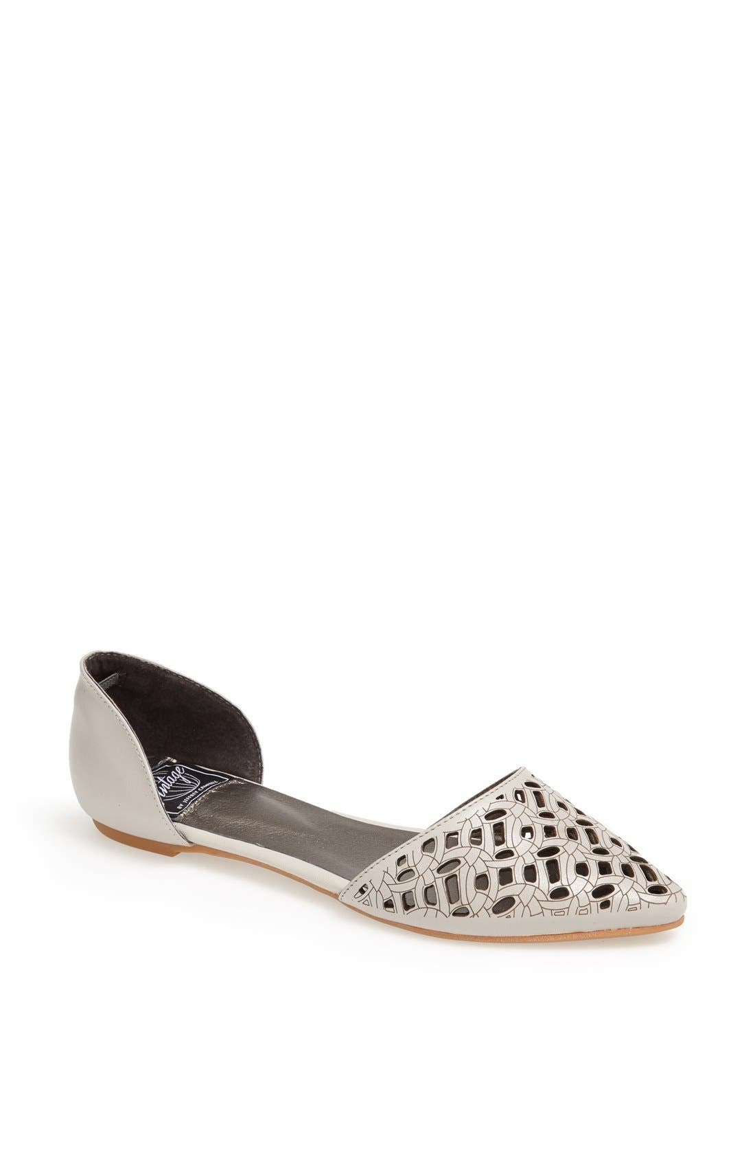 Jeffrey Campbell 'In Love' Laser Cut d'Orsay Flat, Main, color, 