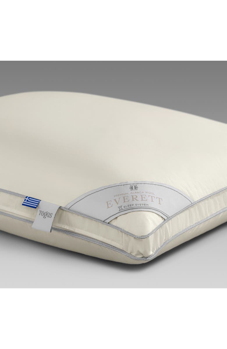 Togas Everett Pillow, Alternate, color, Beige