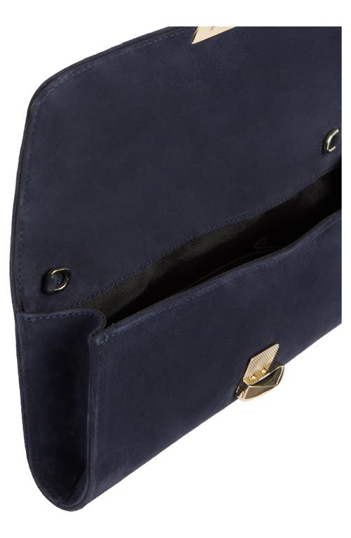 Lk Bennett Daisy Clutch In Navy