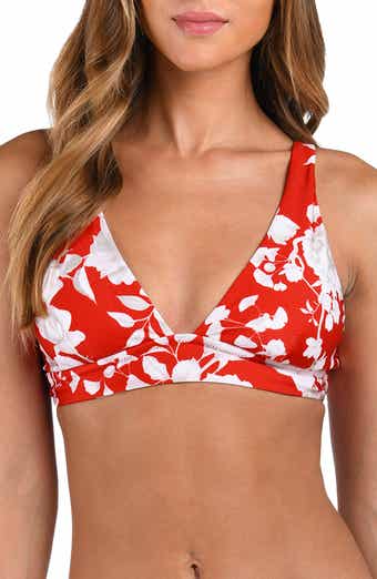 L'AGENCE Lexie Ikebana Bikini Top
