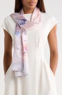 La Fiorentina Floral Print Silk Scarf