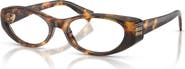 Miu Miu 53mm Oval optical glasses