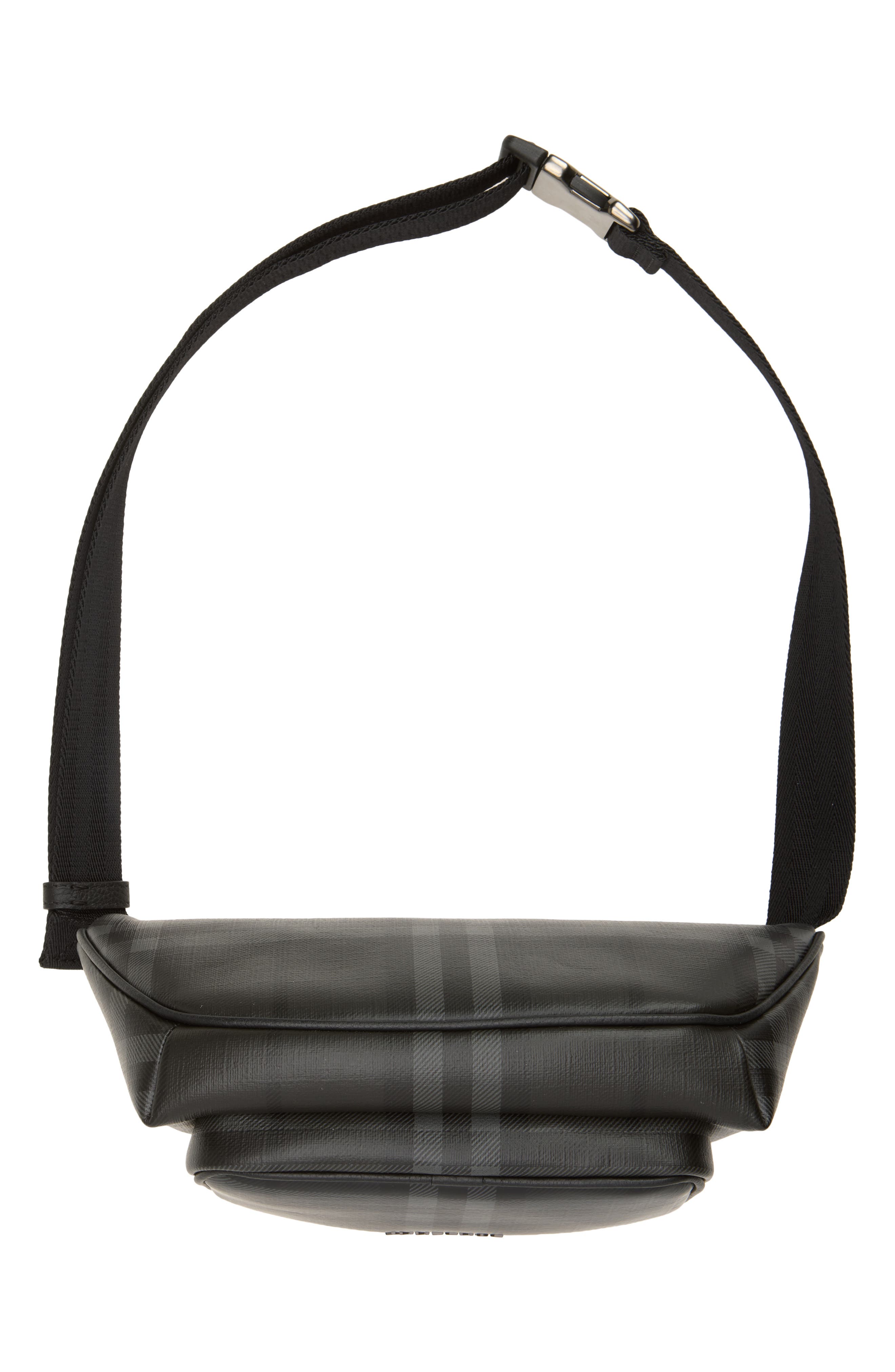 Iron Check Belt Bag, Alternate, color, IRON