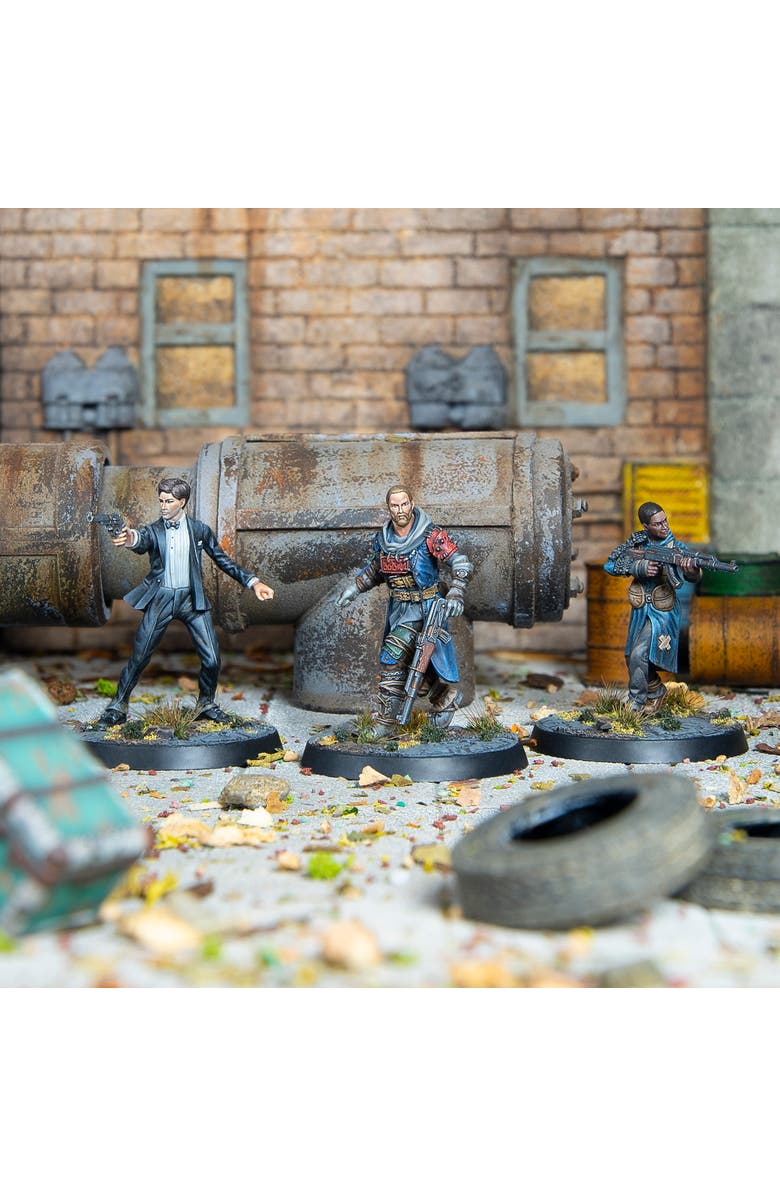 Modiphius Entertainment Fallout Miniatures Raiders Crater Warlords, Alternate, color, 