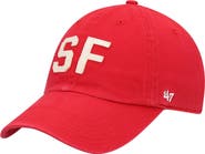'47 Women's '47 Scarlet San Francisco 49ers Finley Clean Up Adjustable Hat