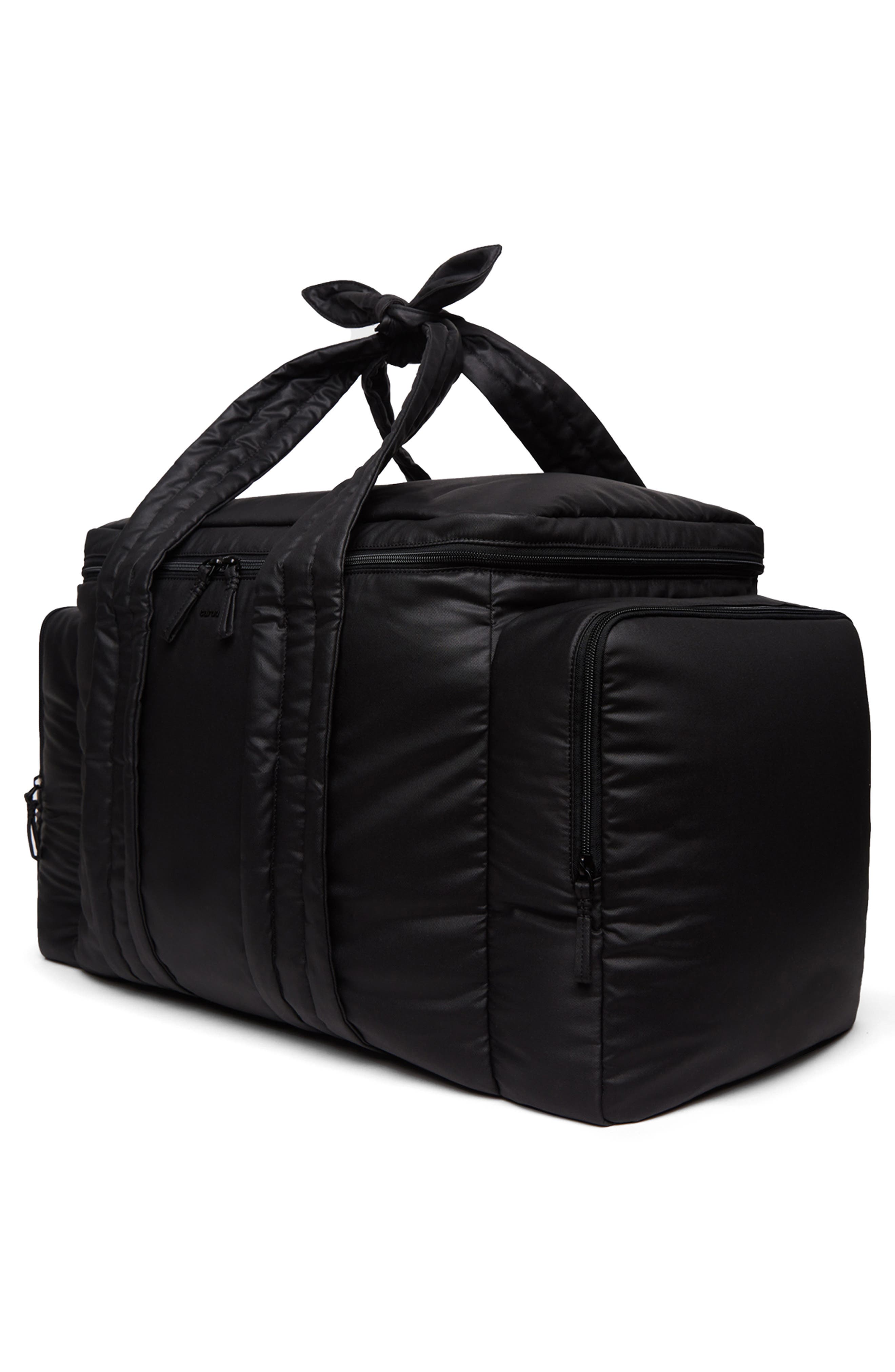 Caraa Water Repellent Organic Cotton Hospital Bag, Alternate, color, Black