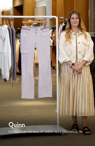 FP Movement by Free People Cascade Elastic Waist Flare Cargo Pants ...