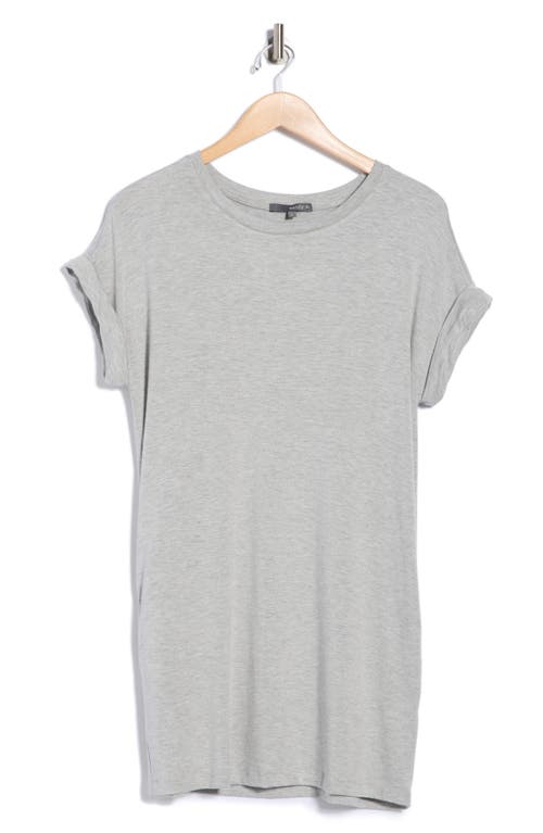 Matty M . Roll Sleeve Minidress In White