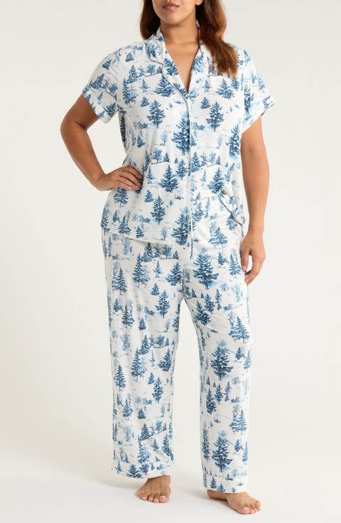Moonlight Eco Crop Pajamas (Plus Size)