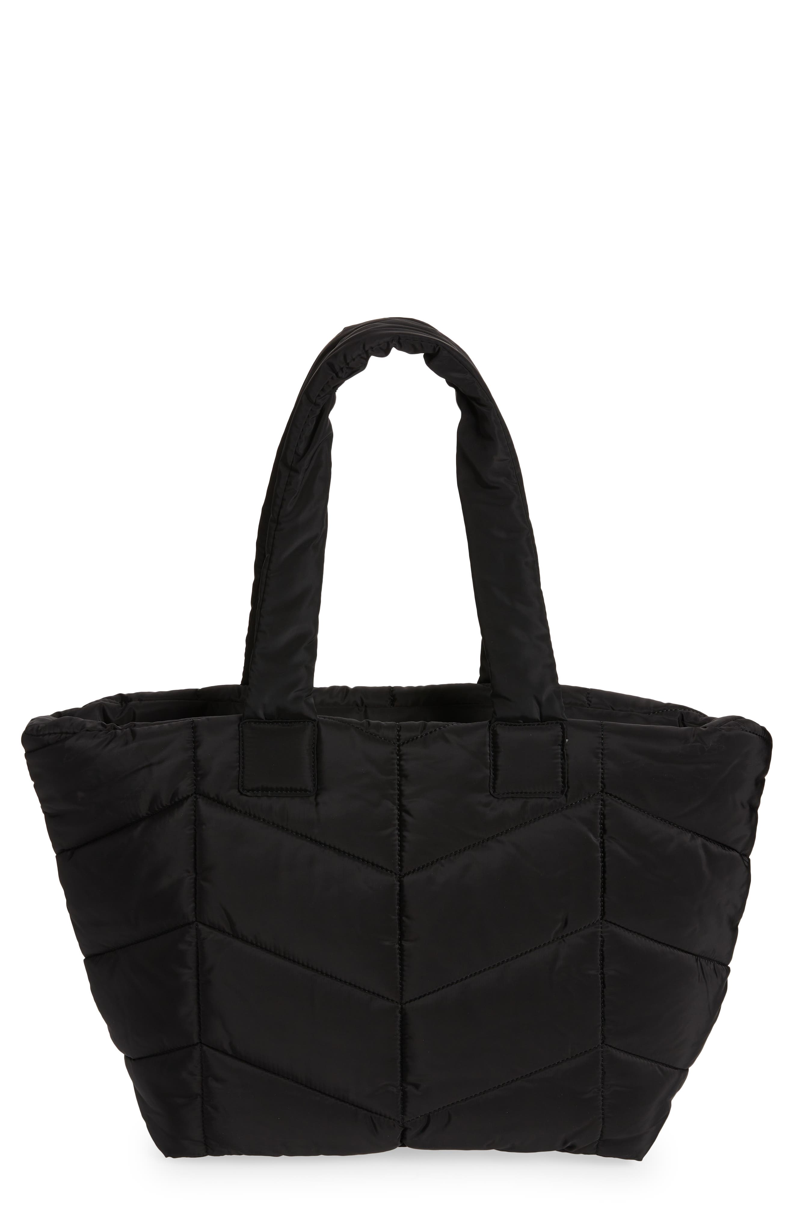Topshop Chevron Quilted Tote Bag, Main, color, 