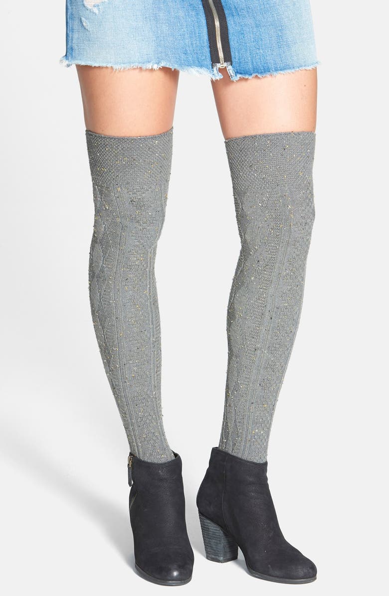 Nordstrom 'Confetti' Over The Knee Socks, Main, color,
