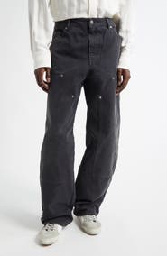 Golden Goose Journey Distressed Cotton Painter Pants