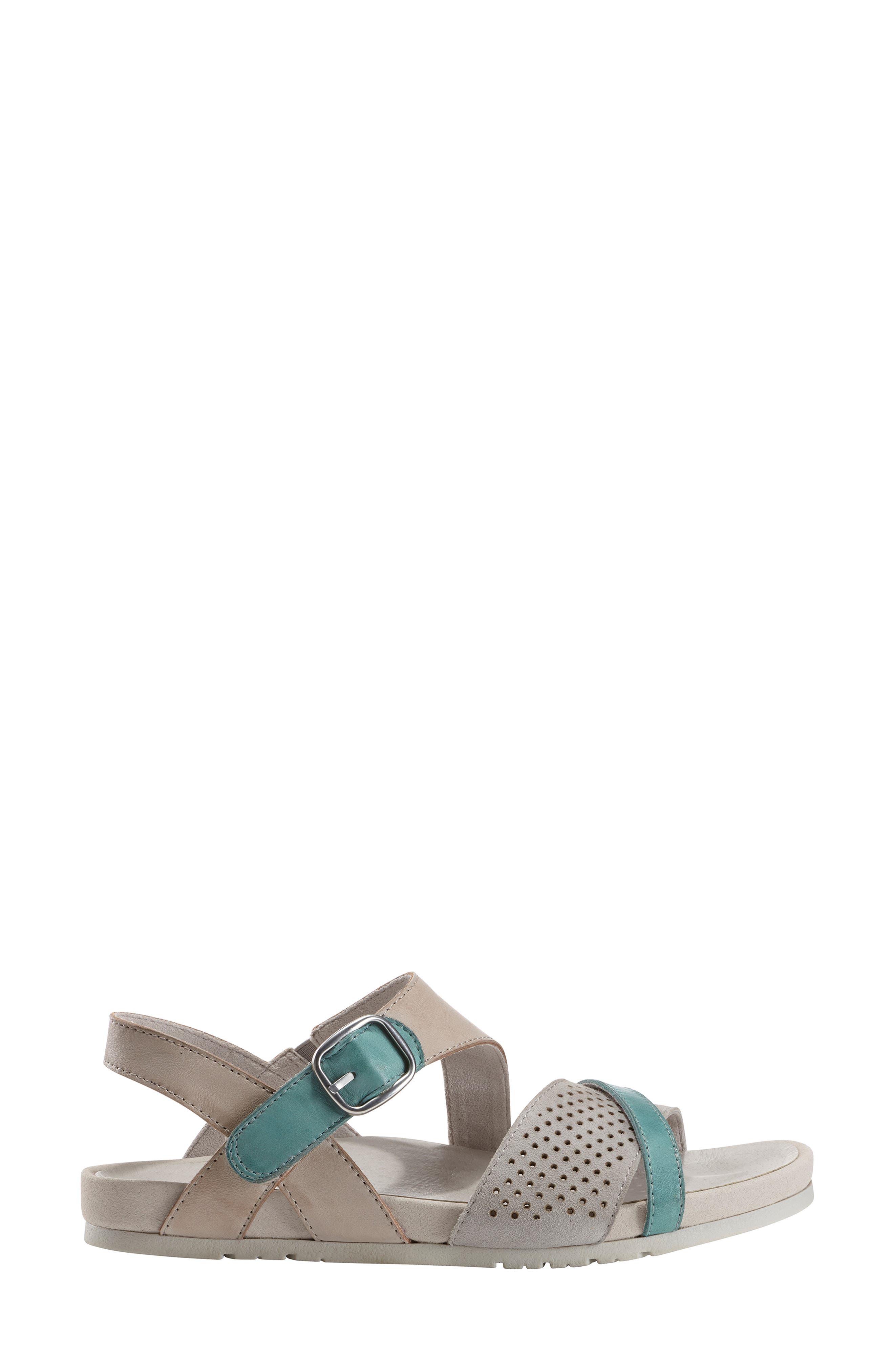 Laguna Sandal, Alternate, color, SILVER GREY LEATHER