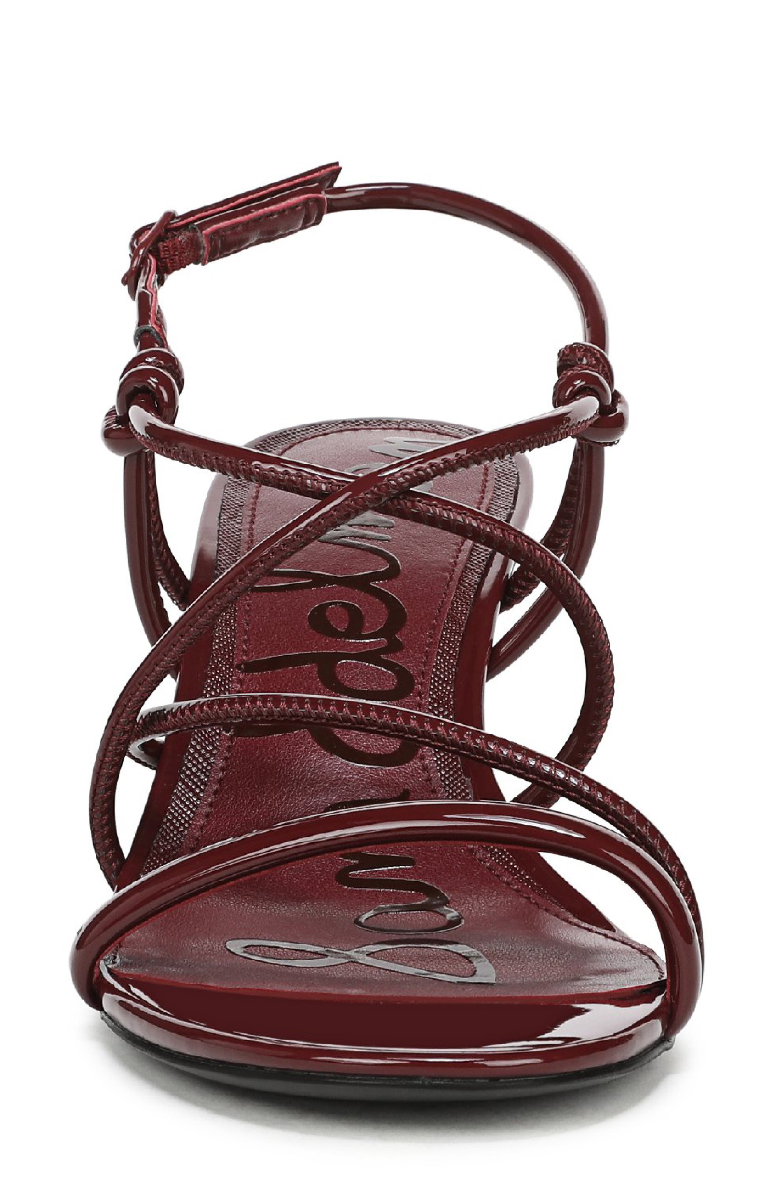 Sam Edelman Rianna Strappy Sandal, Alternate, color, French Merlot