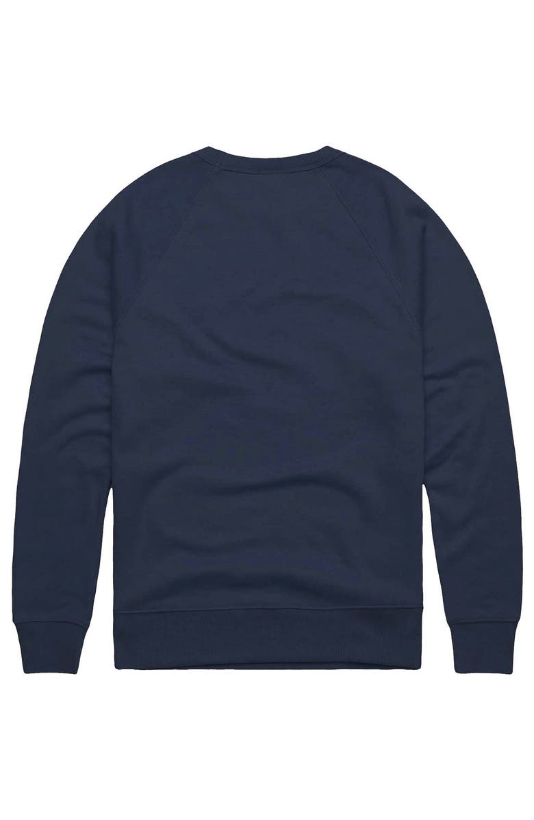 Homage Men's Homage  Navy Boston Red Sox Retro Tri-Blend Pullover Sweatshirt, Alternate, color, 