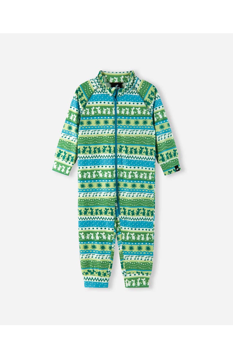 Reima Fleece overall, Moomin Tarhaan, Main, color, Greenery