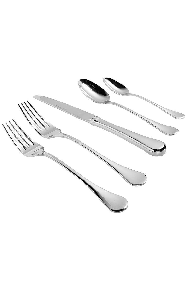 Gibson Home Classic Manchester 20-Piece Flatware Set, Alternate, color, Metallic Silver