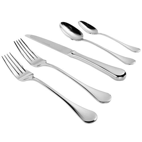 Gibson Home Gibson Home Classic Manchester 20-piece Flatware Set In Silver