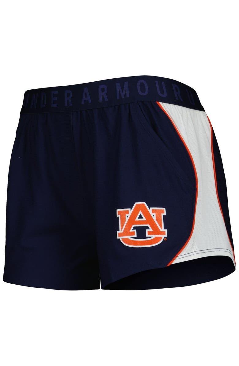 Under Armour Women's Under Armour Navy/Orange Auburn Tigers Game Day Tech Mesh Performance Shorts, Alternate, color, 