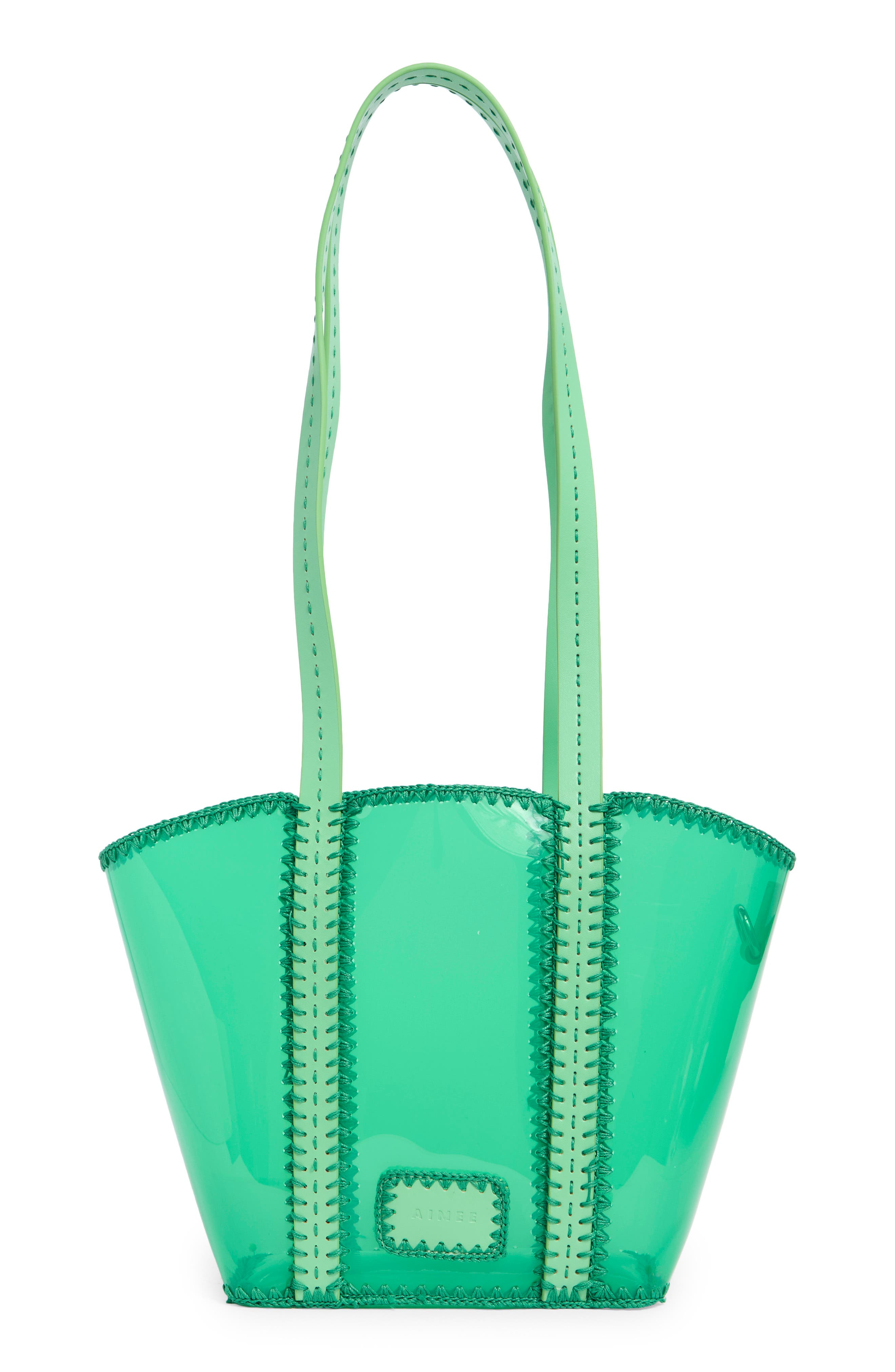 Paradise Tote Bag, Main, color, ALOE GREEN