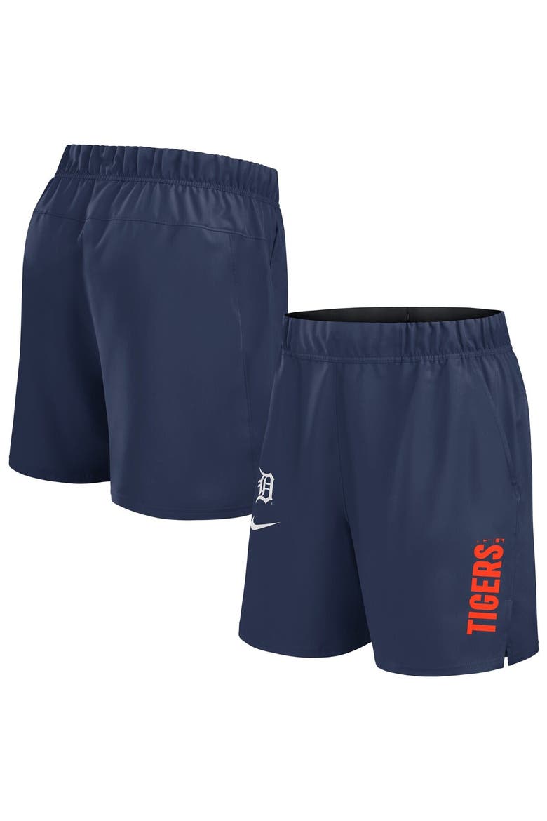 Men's Nike Navy Detroit Tigers Woven Victory Performance Shorts, Main, color, Navy