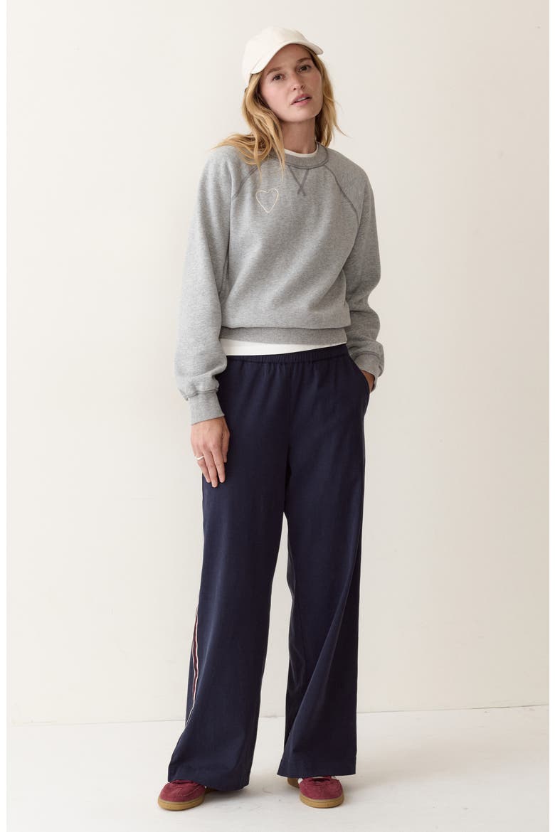 Cloud 9 Fleece Reversible Sweatshirt, Alternate, color, HEATHER GREY