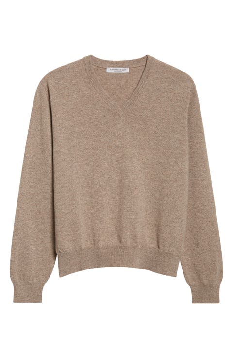 Lunan Cashmere V-Neck Sweater