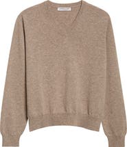 Johnstons of Elgin Lunan Cashmere V-Neck Sweater