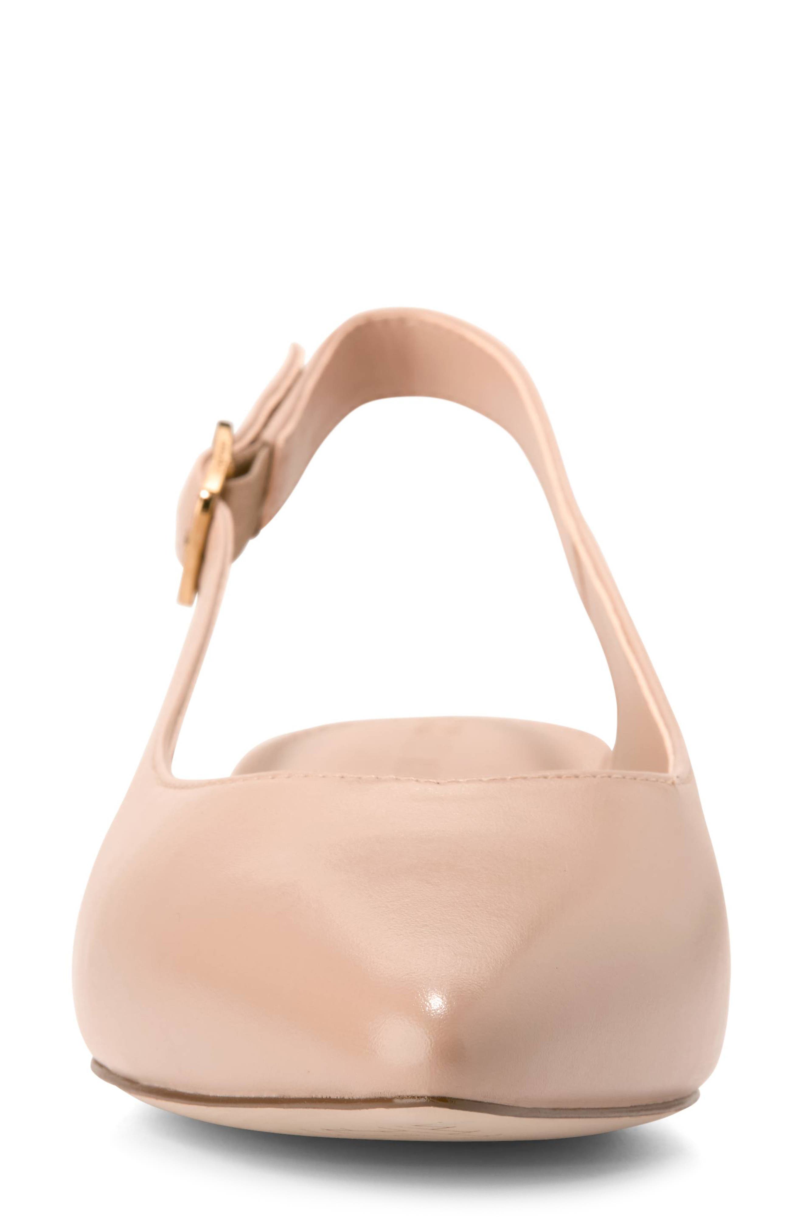 Mazie Slingback Flat, Alternate, color, BRUSH LEATHER