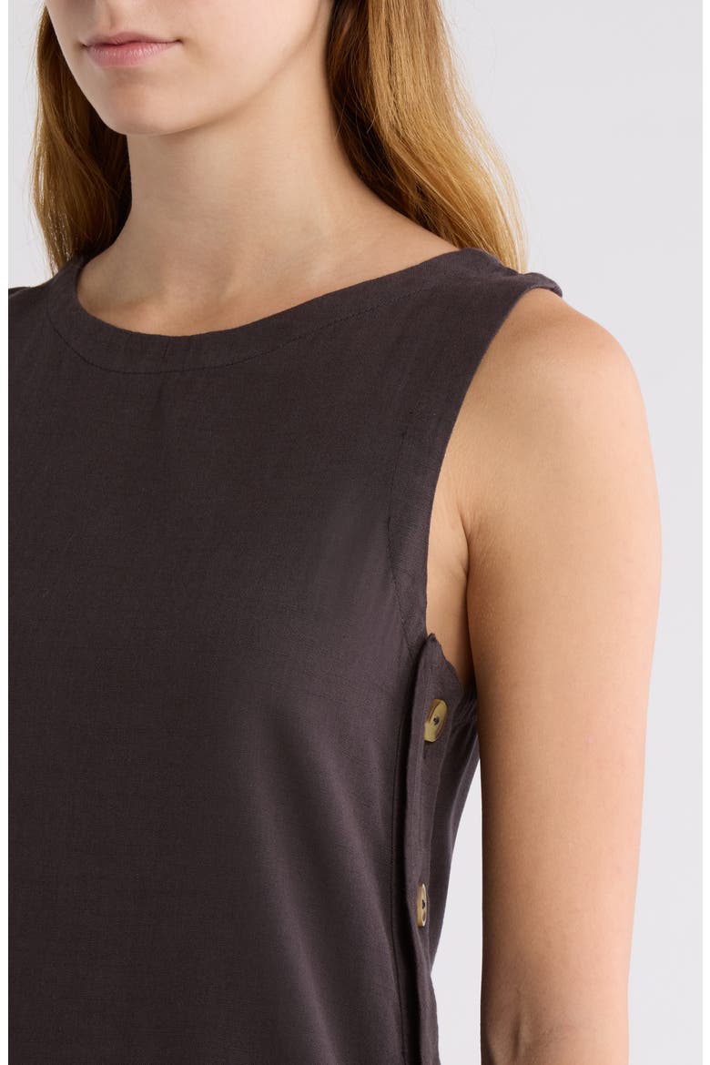 x Mami Wata Shift Minidress, Alternate, color, OFF BLACK