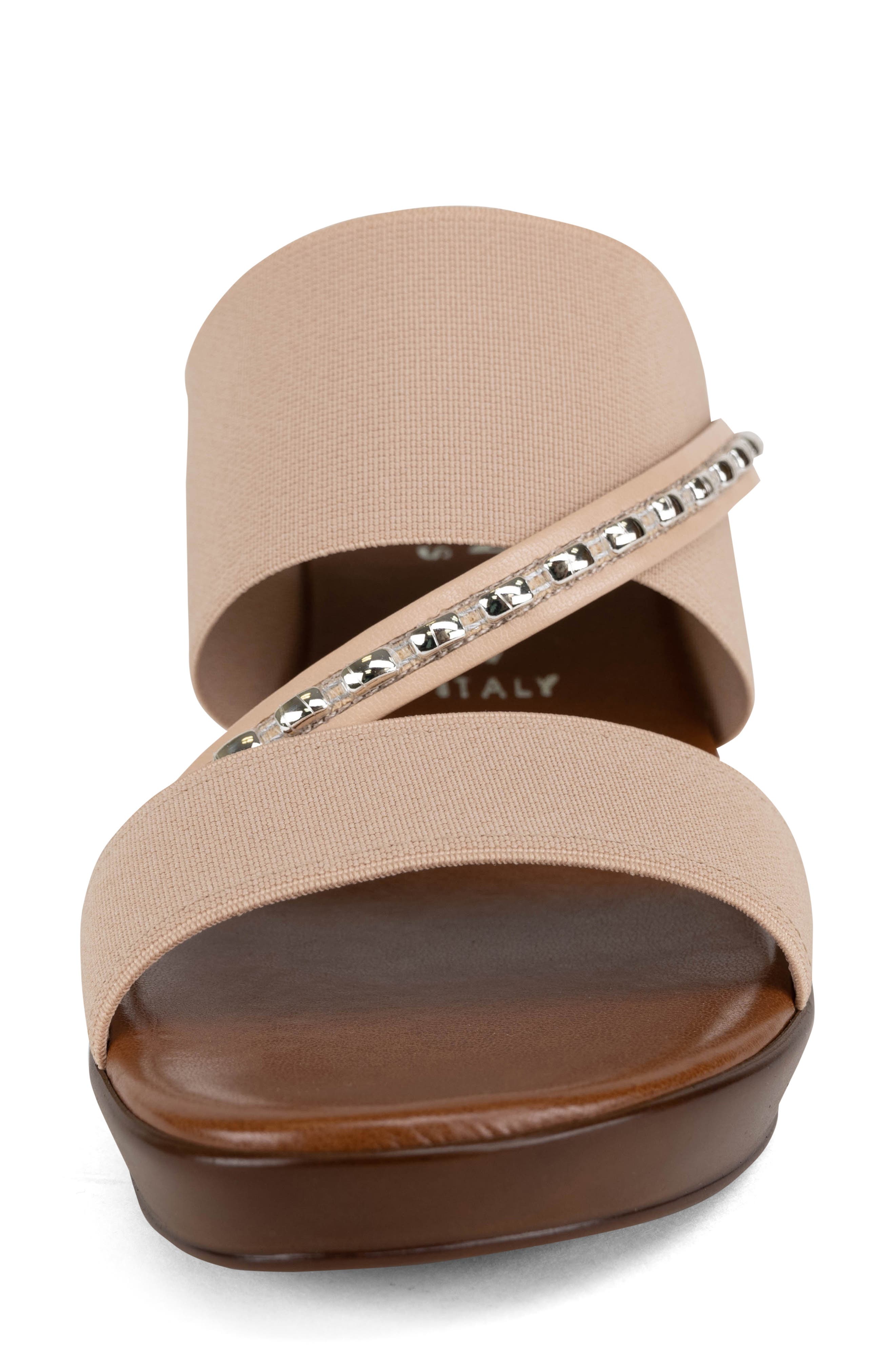 ITALIAN SHOEMAKERS Pert Wedge Slide Sandal, Alternate, color, Beige