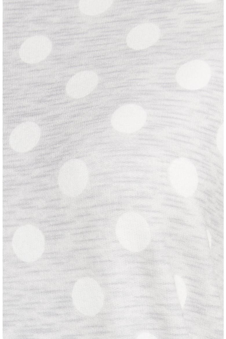 Dot Pajamas, Alternate, color, SUPER DUPER DOTS HEATHER GREY