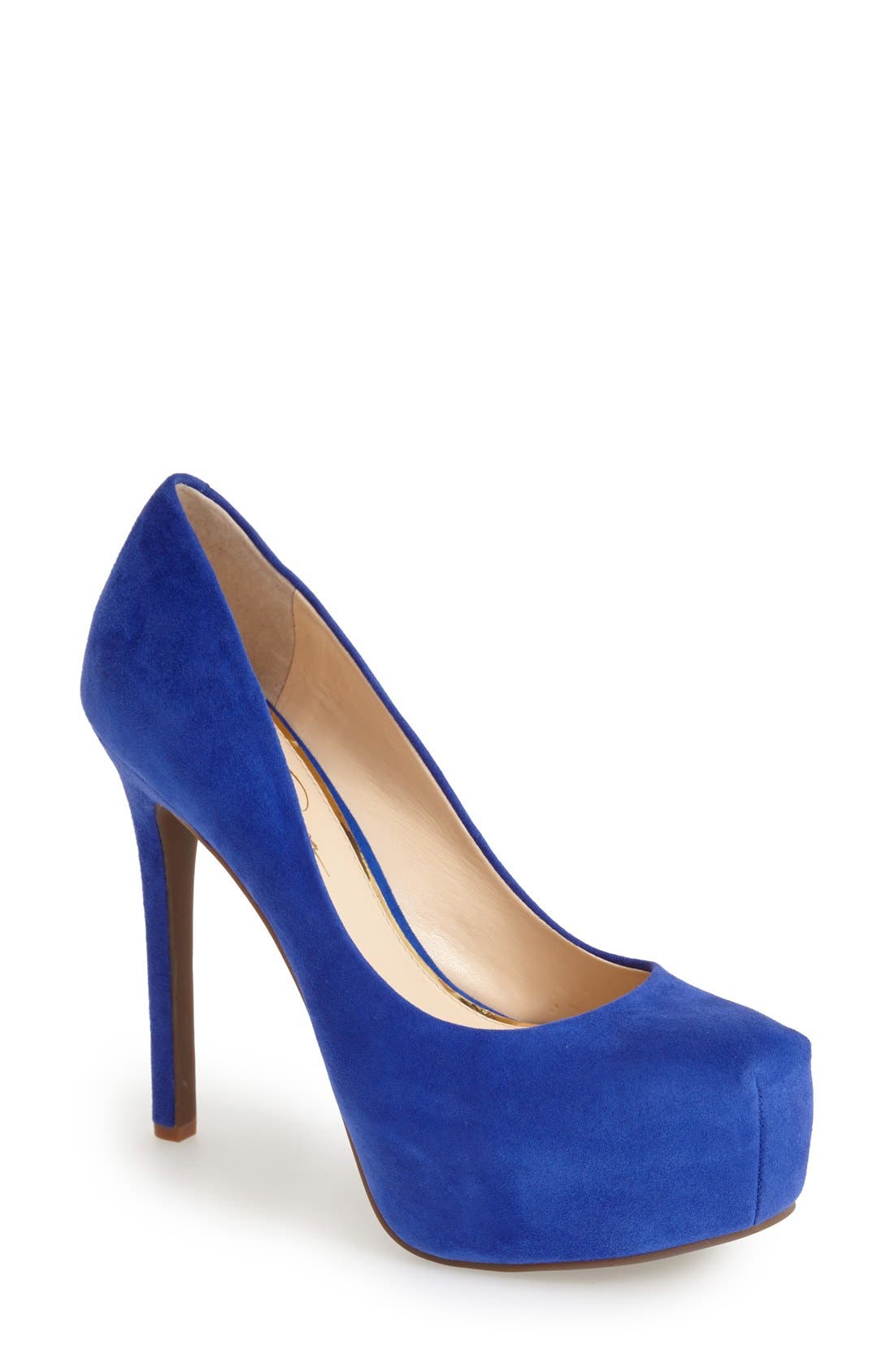 'Rebeca' Platform Pump, Main, color, NEW COBALT
