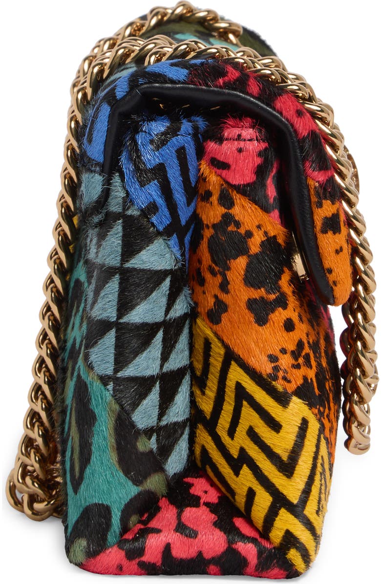 Kurt Geiger London Mini Kensington Genuine Calf Hair Convertible Crossbody Bag, Alternate, color, Multicolored