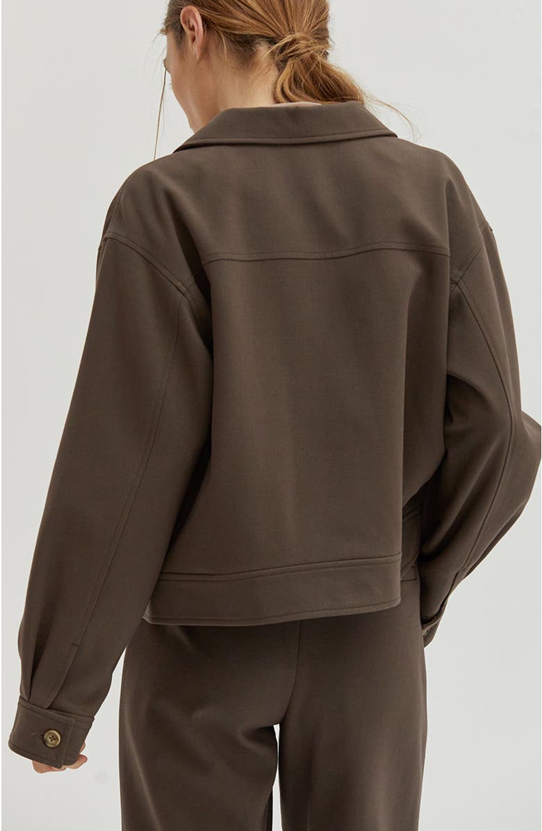 CRESCENT Gabardine Shirt Jacket, Alternate, color, 