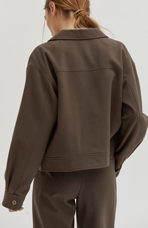 CRESCENT CRESCENT GABARDINE SHIRT JACKET 