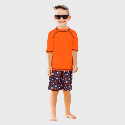 Baby Boys UPF 50+ Short Sleeve Rashguard