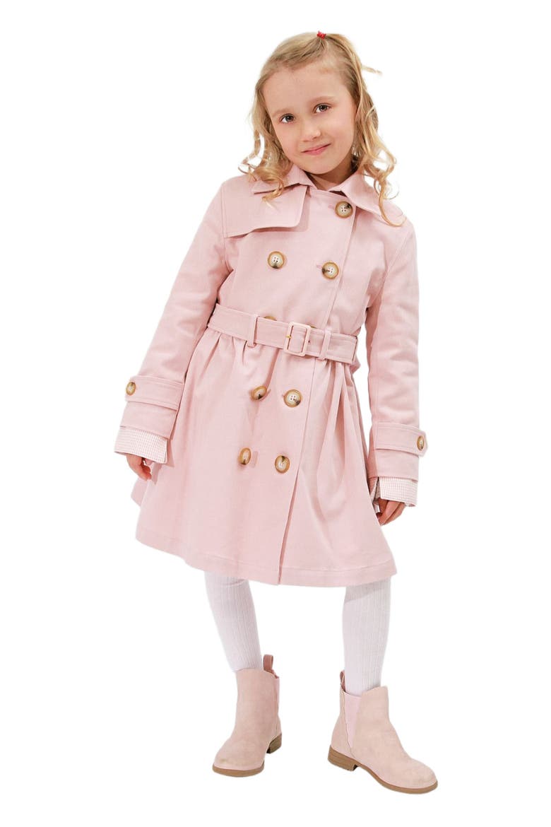 Miss Sunshine Trench Coat, Main, color, Blush Pink