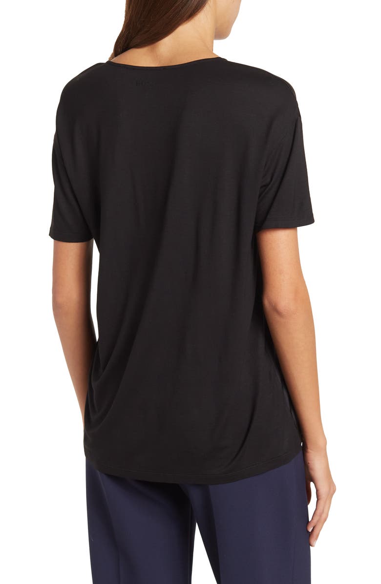 BOSS Esandy Short Sleeve Top, Alternate, color, 