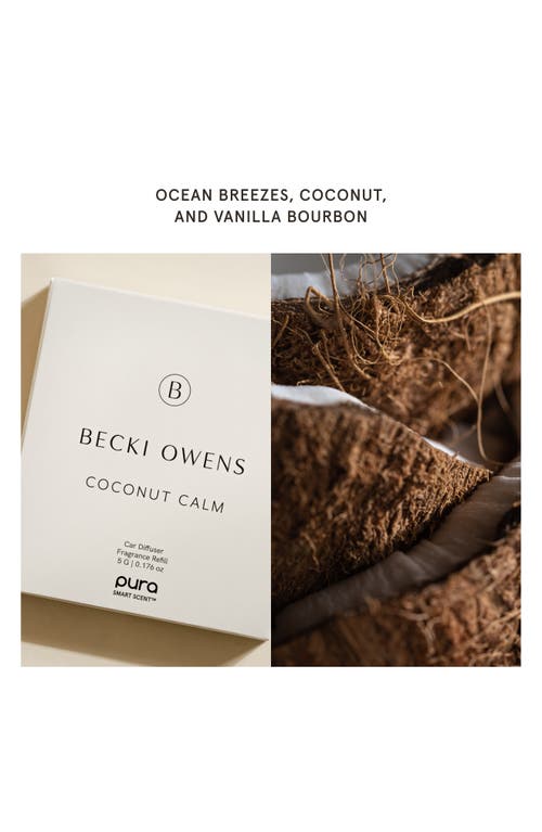 Pura X Becki Owens Coconut Calm Car Diffuser