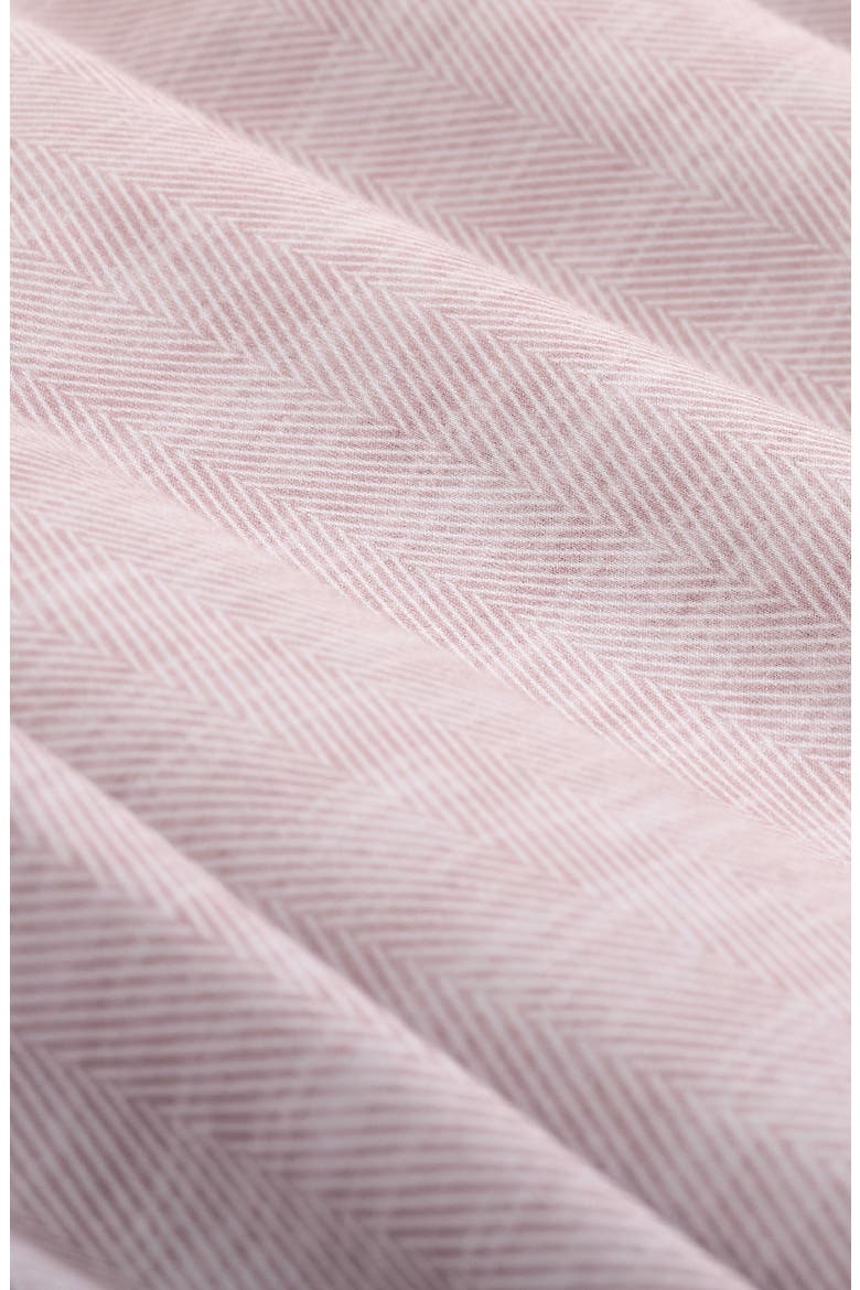 James OoohCotton® Herringbone Print Button-Up Shirt, Alternate, color, DUSTY PINK